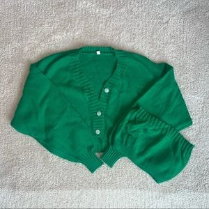 NWOT Shein cardigan/tube top set